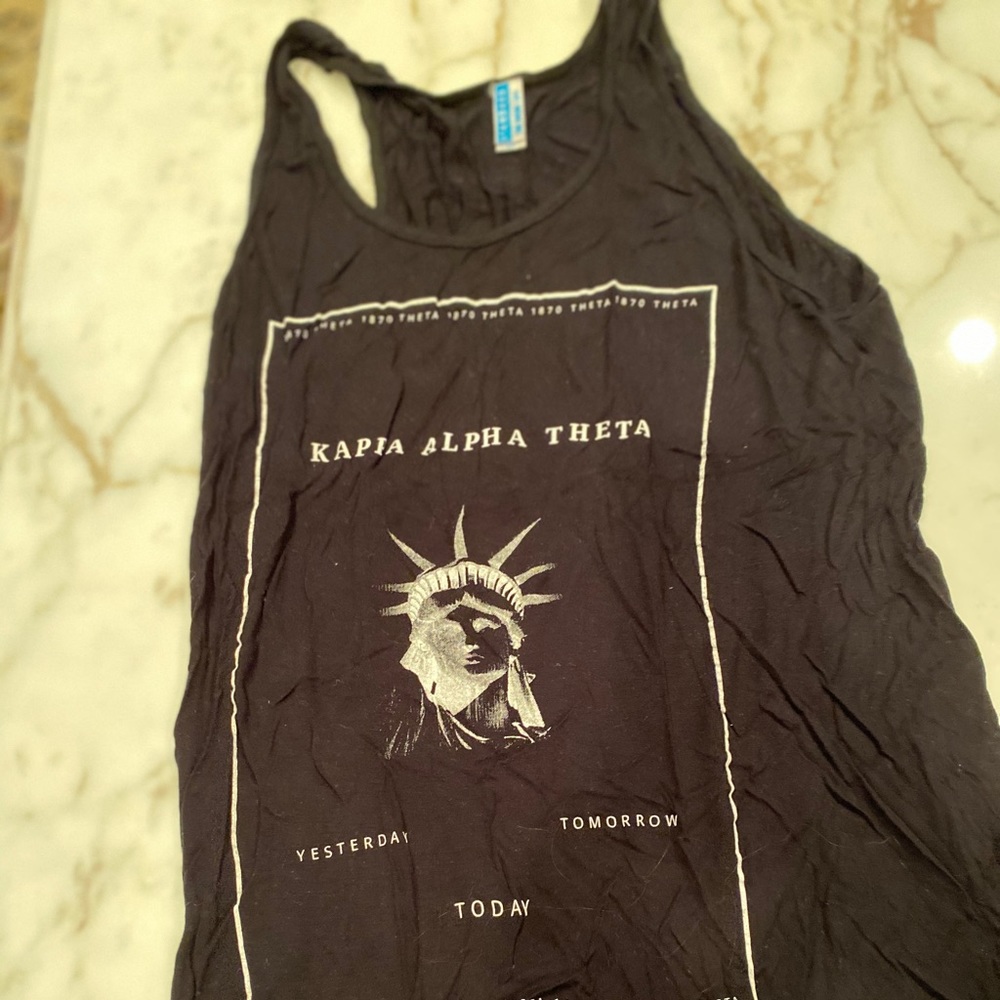 Kappa Alpha Theta Black Statue of Liberty Tank